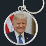 President Donald Trump Keychain<br><div class="desc">Check out Classieladiee's design! Personalize your own merchandise on any of my Products simply by clicking on the Customize button to insert your own name or text to make a unique product. Try adding text using various fonts & view a preview of your design! Zazzle's easy to customize products have...</div>
