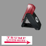 President Donald Trump Lives Here Funny Stamp