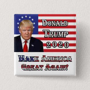 President Donald Trump-  Make America Great Again! Button