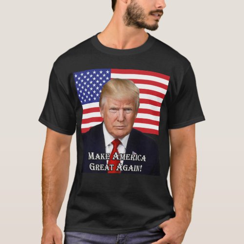 President Donald Trump_  Make America Great Again T_Shirt