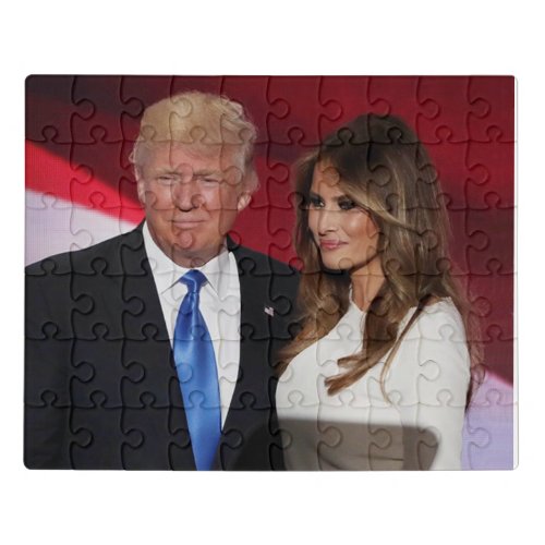 PRESIDENT DONALD TRUMP  MELANIA  JIGSAW PUZZLE