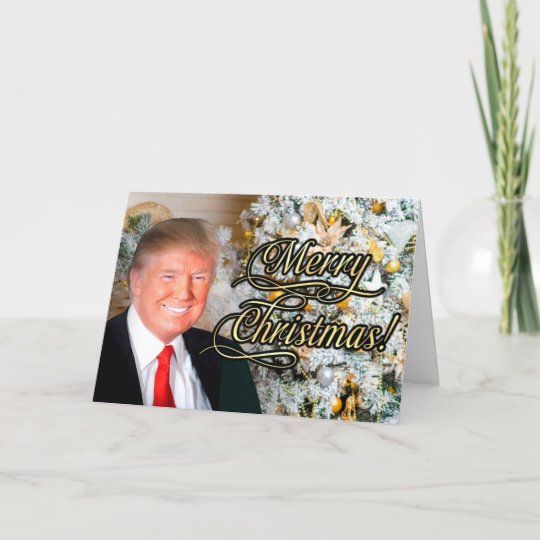 President Donald Trump Merry Christmas Cards