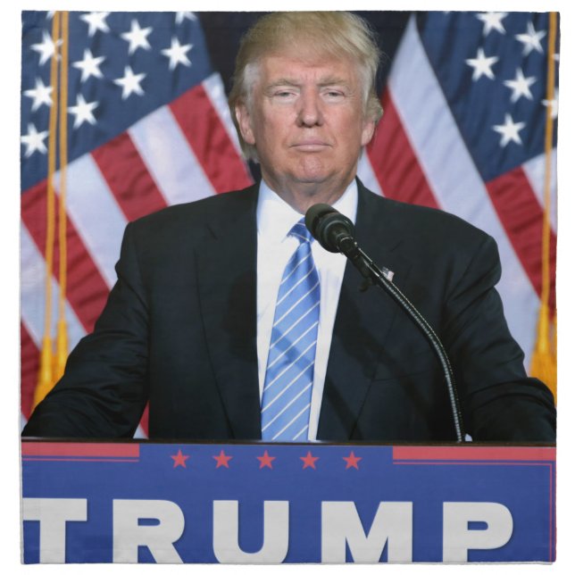 President Donald Trump Napkin (Front)