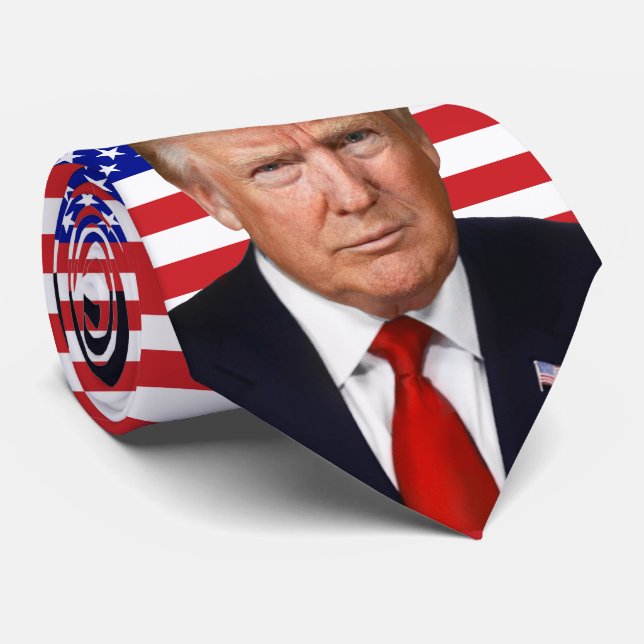 President Donald Trump Neck Tie (Rolled)