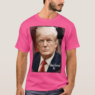 President Donald Trump Painting - Vintage Rustic T T-Shirt