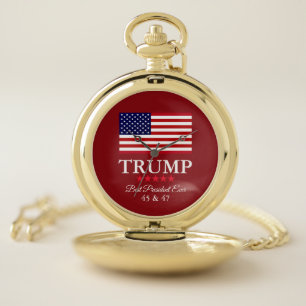PRESIDENT DONALD TRUMP POCKET WATCH