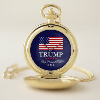 PRESIDENT DONALD TRUMP POCKET WATCH