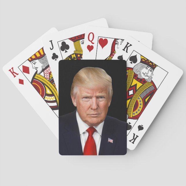 President Donald Trump Poker Cards (Back)
