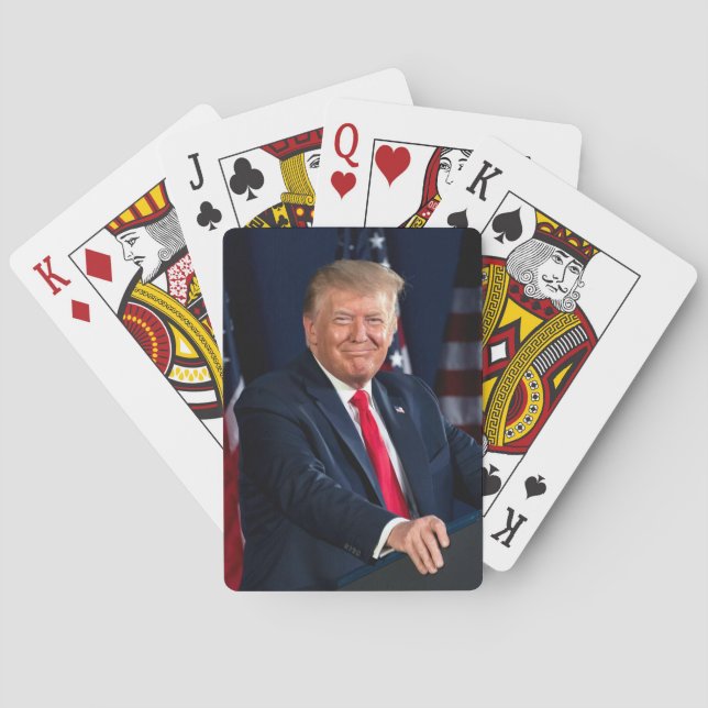 President Donald Trump Poker Cards (Back)