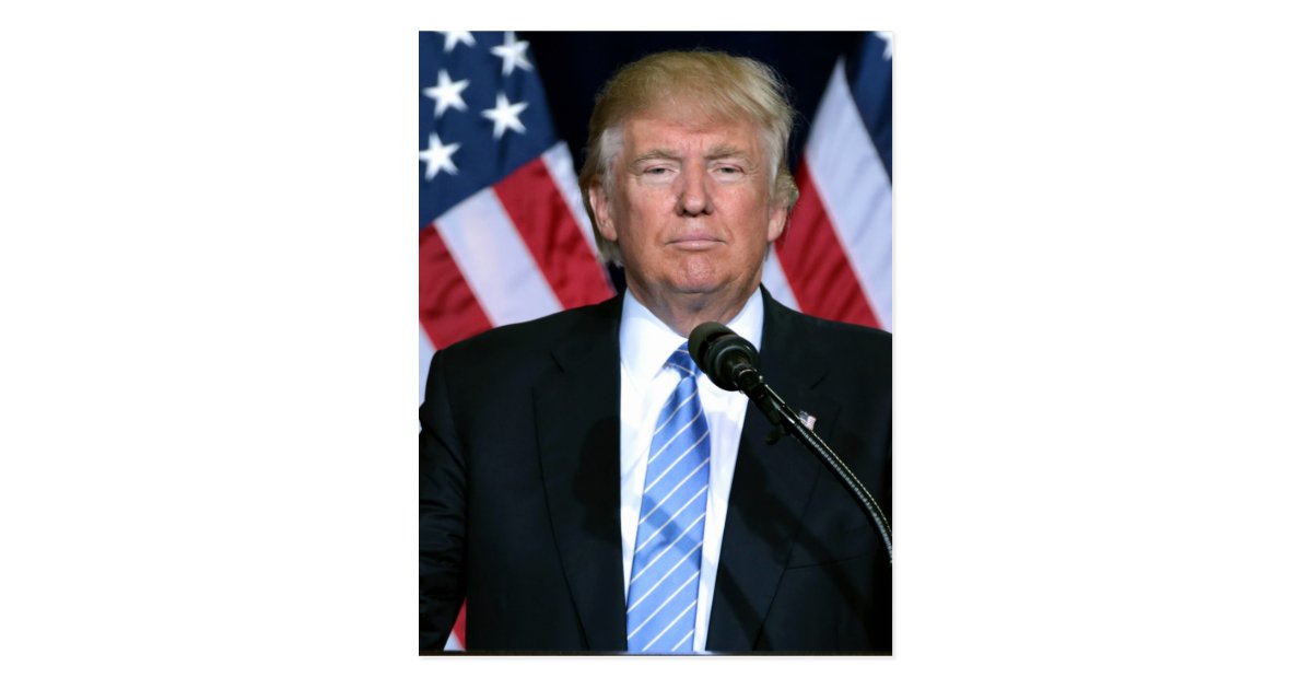 President Donald Trump Postcard | Zazzle.com