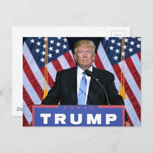 President Donald Trump Postcard | Zazzle