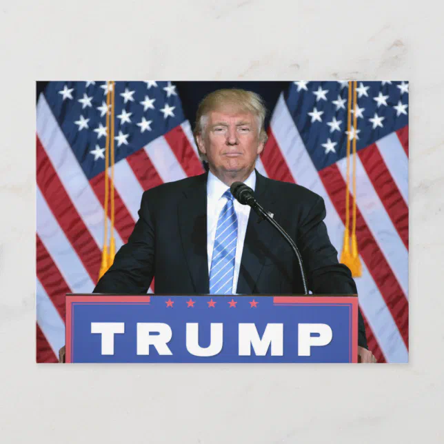 President Donald Trump Postcard | Zazzle