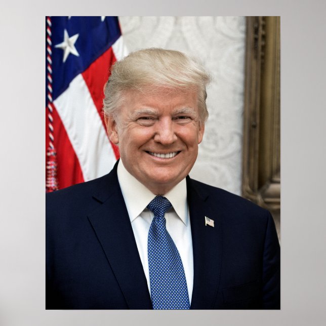 President Donald Trump Poster (Front)
