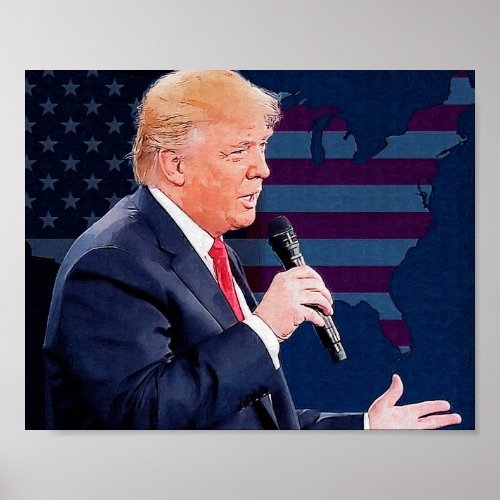 President Donald Trump Poster