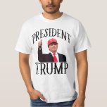 President Donald Trump Red Hat Thumbs Up T-Shirt