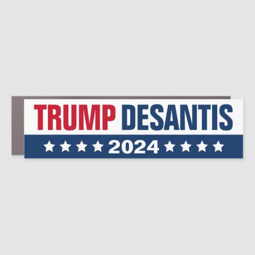 President Donald Trump Ron Desantis 2024 Election Car Magnet