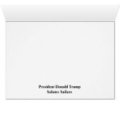 President Donald Trump Salutes Sailors (Inside Horizontal (Bottom))