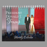 President Donald Trump Small 2025 Calendar Monthly