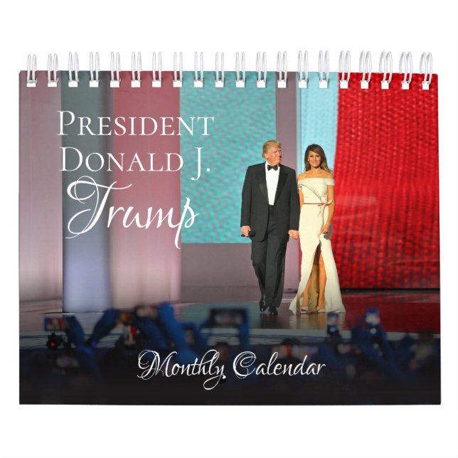 President Donald Trump Small Calendar Monthly (Cover)