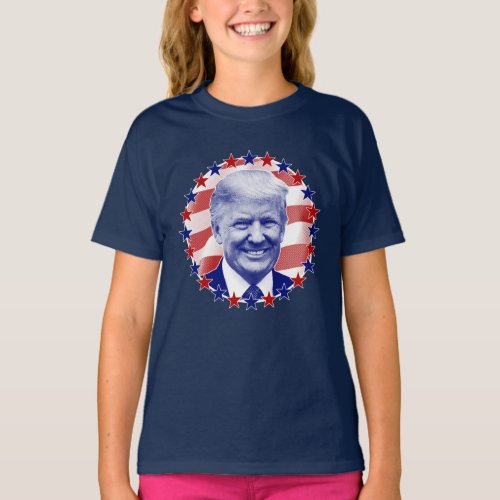 President Donald Trump Stars and Stripes T_Shirt