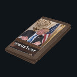President Donald Trump Tri-fold Wallet<br><div class="desc">The "Donald Trump" political marketplace is open.  Come in and make yourselves at home.  Tell your friends about us and send them our link:  http://www.zazzle.com/DonaldTrumpHQ?rf=238549869542096443*</div>