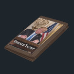 President Donald Trump Tri-fold Wallet<br><div class="desc">The "Donald Trump" political marketplace is open.  Come in and make yourselves at home.  Tell your friends about us and send them our link:  http://www.zazzle.com/DonaldTrumpHQ?rf=238549869542096443*</div>