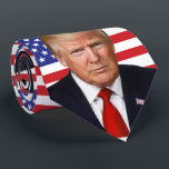 President Donald Trump - U.S. Flag Neck Tie<br><div class="desc">The "Donald Trump" political marketplace is open. Come in and make yourselves at home. Tell your friends about us and send them our link: http://www.zazzle.com/DonaldTrumpHQ?rf=238549869542096443*</div>