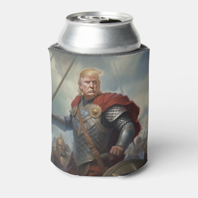 President Donald Trump Viking Warrior Funny AI Can Cooler (Can Back)