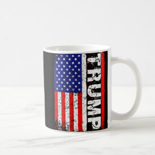 PRESIDENT Donald Trump  Vintage USA Flag Coffee Mug