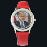 President Donald Trump Watch<br><div class="desc">Check out Classieladiee's design! Personalize your own merchandise on any of my Products simply by clicking on the Customize button to insert your own name or text to make a unique product. Try adding text using various fonts & view a preview of your design! Zazzle's easy to customize products have...</div>