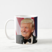 President Donald Trump With His Signature Coffee Mug (Left)