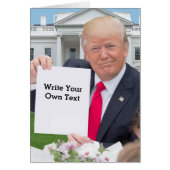 President Donald Trump - Write Your Own Text (Front)