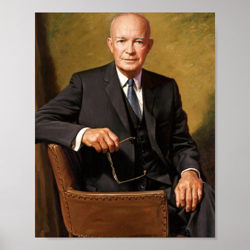 President Dwight D Eisenhower Poster