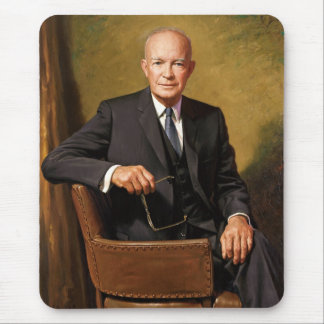 President Dwight D. Eisenhower Republic Portrait Mouse Pad