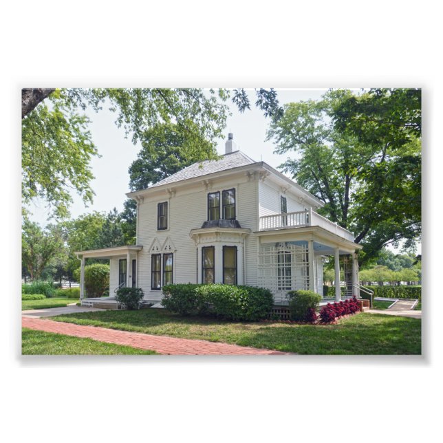 President Eisenhower Boyhood Home, Abilene, Kansas Photo Print (Front)