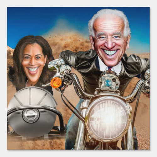 President Elect Joe Biden and Kamala Harris Bikers Sign