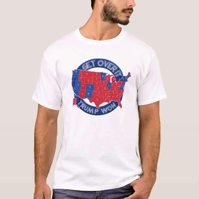 President Elect Trump Won Red White Blue T-Shirt (Front)