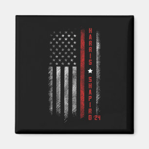 President Election -flag - Kamala Harris Magnet