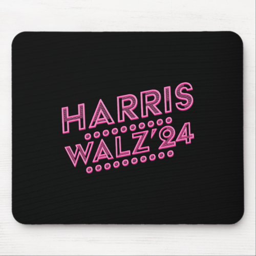 President Election Men Women Harris Waltz 1  Mouse Pad