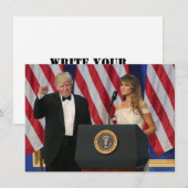 President & First Lady Trump At Inauguration (Front/Back)