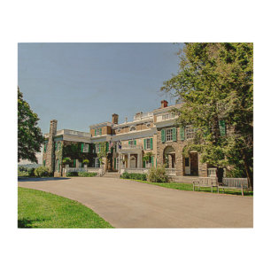 President Franklin D. Roosevelt’s (FDR) Mansion Wood Wall Art