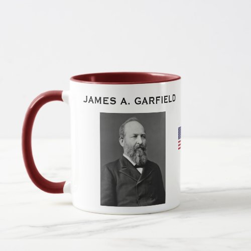 President Garfield Portrait Facts Mug