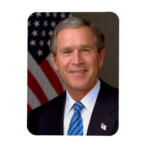 President George W Bush Official Portrait Magnet