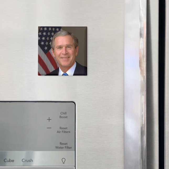 President George W Bush Official Portrait Magnet (In Situ (Fridge))