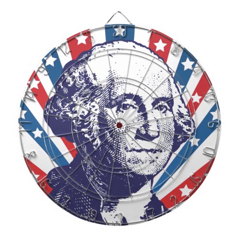 president George Washington Dart Board