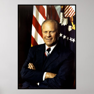 President Gerald Ford Portrait Poster