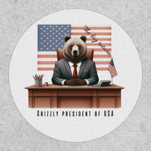 President grizzlys return patch