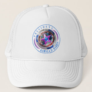 President Harris/Walz Stamp Medallion Cap
