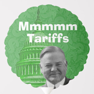 President Herbert Hoover Tariffs Balloon