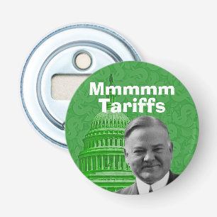 President Herbert Hoover Tariffs Bottle Opener